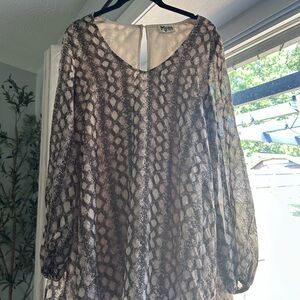 Show Me Your MuMu Snake Print Dress